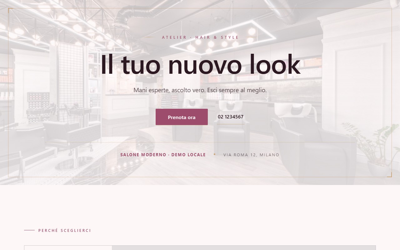 Anteprima Salone moderno