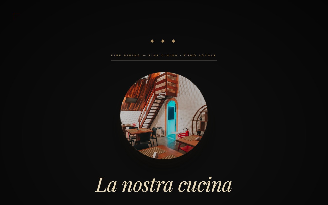 Anteprima Fine dining