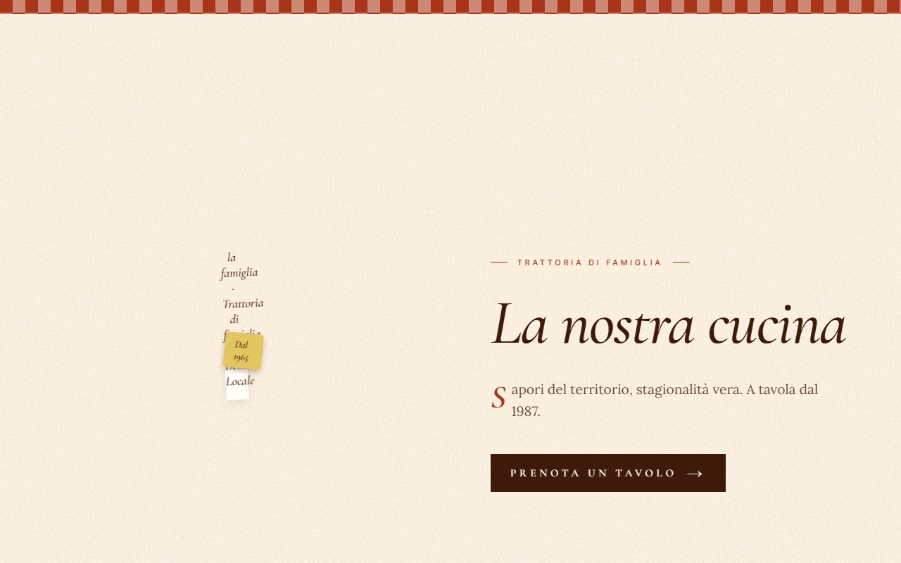 Anteprima Trattoria di famiglia
