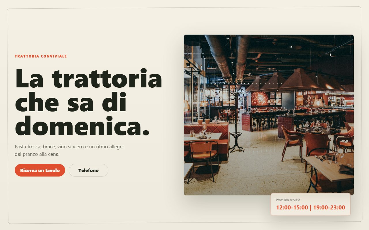 Anteprima Trattoria conviviale