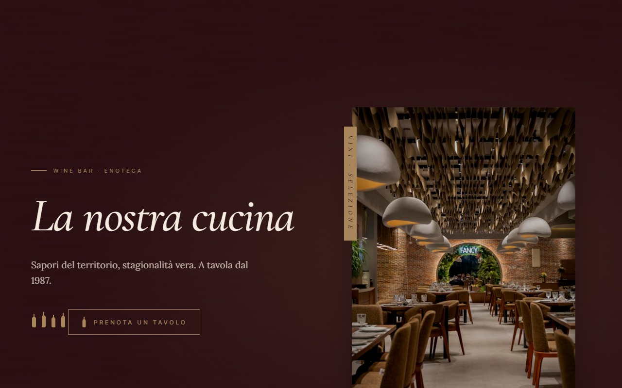 Anteprima Wine bar · Enoteca